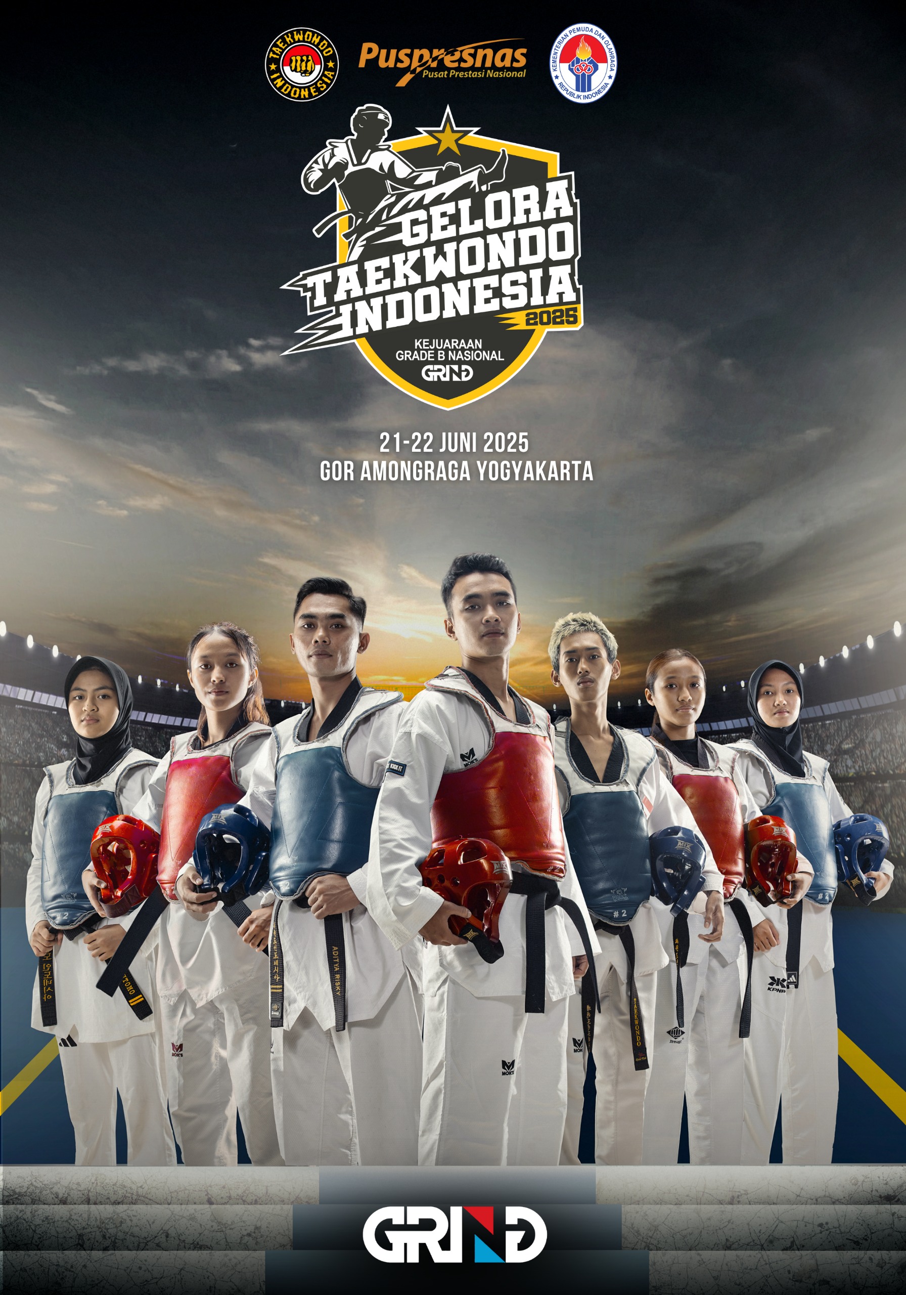 Panggung Juara Taekwondo Indonesia Gunungjati Taekwondo Club Blitar
